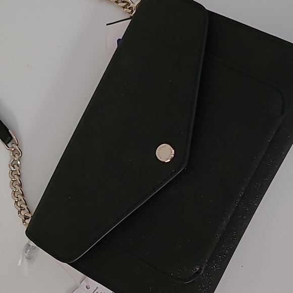 Kate Spade♠️NY Black	 Flap Tinsel Shimmer Crossbody Bag NWT - Picture 7 of 16